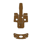2006 Chaparral 236 Swim Platform Cockpit Pad EVA Teak Decking Mat Hzchione Faux Teak Light Brown Black
