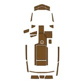 2019-2021 Axis A22 Eva Foam Boat Flooring Faux Teak Boat Deck Foam Boat Decking Marine Mat Cockpit Swim Platform Pads Hzchione Light Brown Black