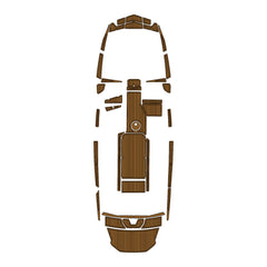 2023 Axis A225 Eva Foam Boat Flooring Faux Teak Boat Deck Foam Boat Decking Marine Mat Cockpit Swim Platform Pads Hzchione Light Brown Black