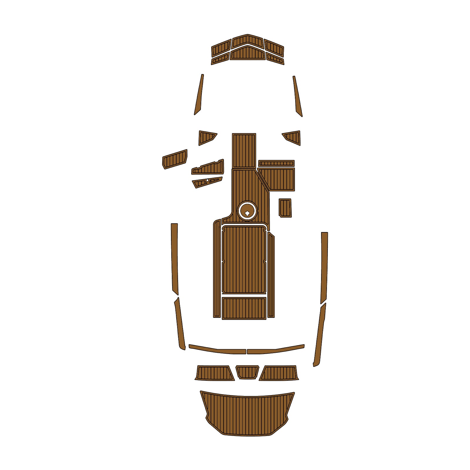 2022 Axis A22 Eva Foam Boat Flooring Faux Teak Boat Deck Foam Boat Decking Marine Mat Cockpit Swim Platform Pads Hzchione Light Brown Black