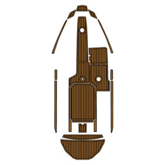 2015 Moomba Mojo Cockpit Pad Traction Mats Eva Foam Boat Flooring Marine Decking
