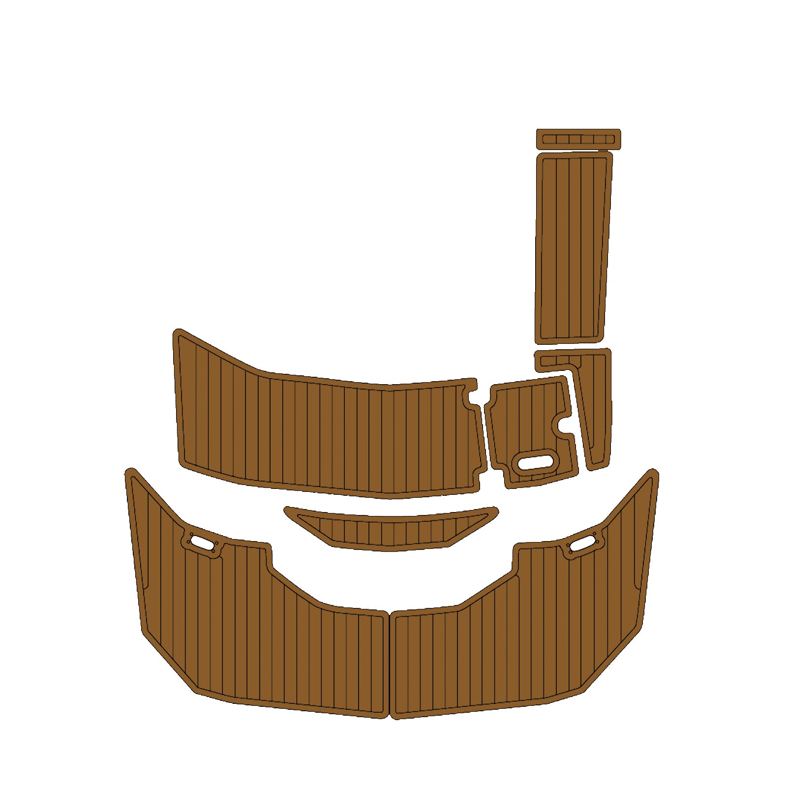 Regal 2220 Fasdeck Eva Foam Boat Flooring Boat Decking Hzchione Brown Black