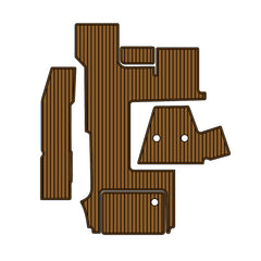 2008 Sea Ray 40 Eva Foam Boat Flooring Faux Teak Boat Deck Foam Boat Decking Marine Mat Cockpit Swim Platform Pads Hzchione Light Brown Black