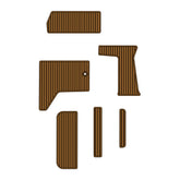 1998 Sea Ray Sundancer 370 Eva Foam Boat Flooring Faux Teak Boat Deck Foam Boat Decking Marine Mat Cockpit Swim Platform Pads Hzchione Light Brown Black