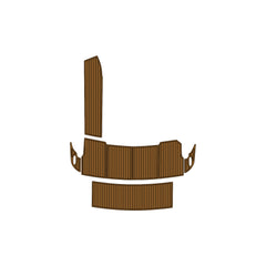 2020 Formula 350 CBR Swim Platform Cockpit Pad Teak EVA Foam Boat Decking Hzchione Brown Black