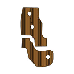 1999 Sea Ray 560 2 Piece Eva Foam Boat Flooring Faux Teak Boat Deck Foam Boat Decking Marine Mat Cockpit Swim Platform Pads Hzchione Light Brown Black