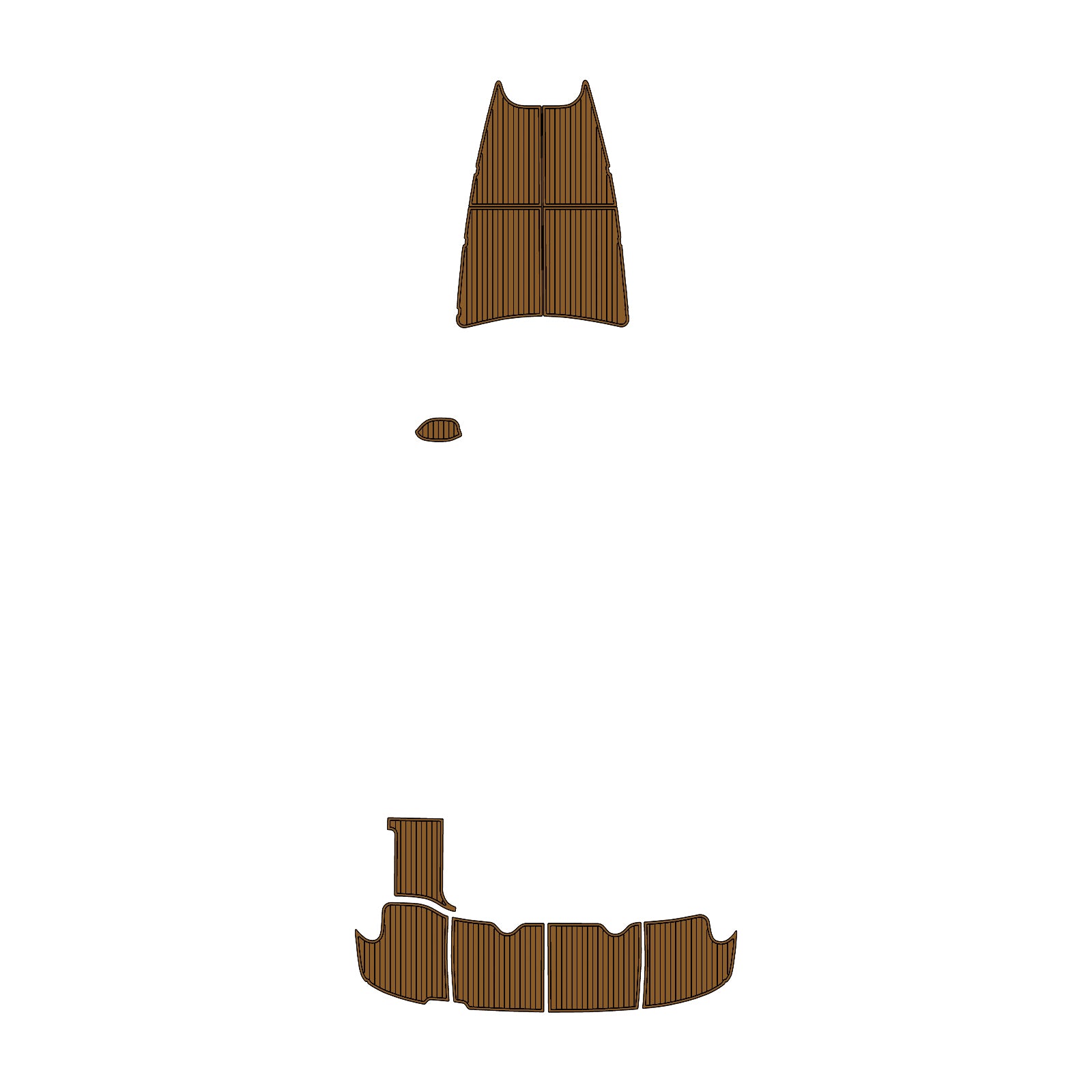 2003 Sea Ray 420 Eva Foam Boat Flooring Faux Teak Boat Deck Foam Boat Decking Marine Mat Cockpit Swim Platform Pads Hzchione Light Brown Black