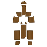 Sea Ray 200 Eva Foam Boat Flooring Faux Teak Boat Deck Foam Boat Decking Marine Mat Cockpit Swim Platform Pads Hzchione Light Brown Black