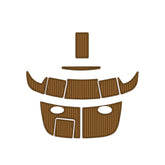 2007 Sea Ray 290 SS Eva Foam Boat Flooring Faux Teak Boat Deck Foam Boat Decking Marine Mat Cockpit Swim Platform Pads Hzchione Light Brown Black