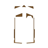 1985 Supra Sport Swim Platform Cockpit Pad EVA Teak Decking Mat Hzchione Faux Teak Light Brown Black