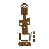 2021 Chaparral 370 SSX Eva Foam Boat Flooring Faux Teak Boat Deck Foam Boat Decking Marine Mat Cockpit Swim Platform Pads Hzchione Light Brown Black