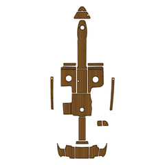 2010 Sea Ray 270 SLX Eva Foam Boat Flooring Faux Teak Boat Deck Foam Boat Decking Marine Mat Cockpit Swim Platform Pads Hzchione Light Brown Black