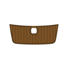 2005 Malibu Sunscape 23 LSV Eva Foam Boat Flooring Faux Teak Boat Deck Foam Boat Decking Marine Mat Cockpit Swim Platform Pads Hzchione Light Brown Black