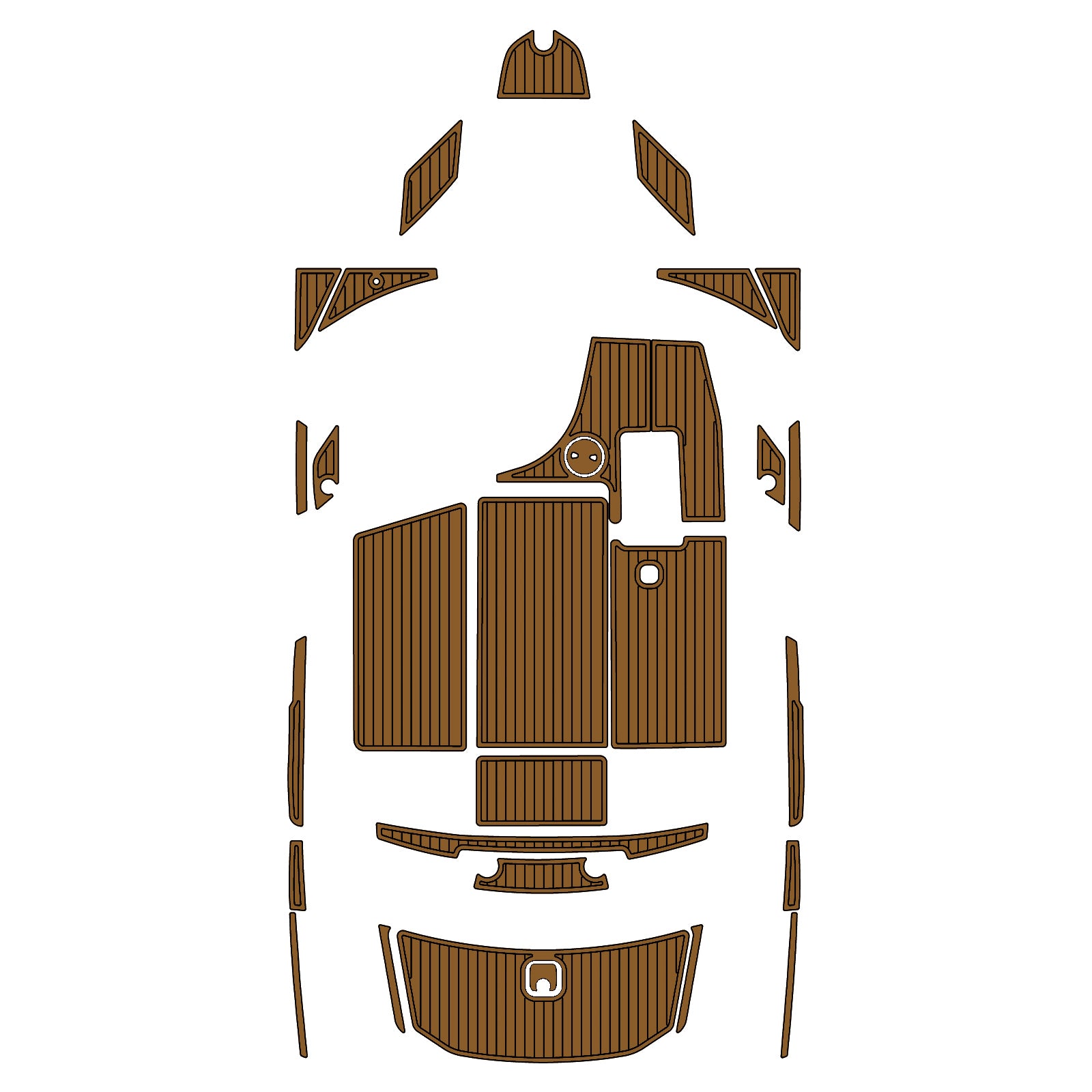 2012 Axis A22 Eva Foam Boat Flooring Faux Teak Boat Deck Foam Boat Decking Marine Mat Cockpit Swim Platform Pads Hzchione Light Brown Black