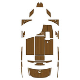 2012 Axis A22 Eva Foam Boat Flooring Faux Teak Boat Deck Foam Boat Decking Marine Mat Cockpit Swim Platform Pads Hzchione Light Brown Black