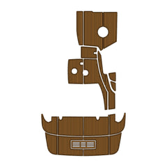 2017 Sea Ray 350 Eva Foam Boat Flooring Faux Teak Boat Deck Foam Boat Decking Marine Mat Cockpit Swim Platform Pads Hzchione Light Brown Black