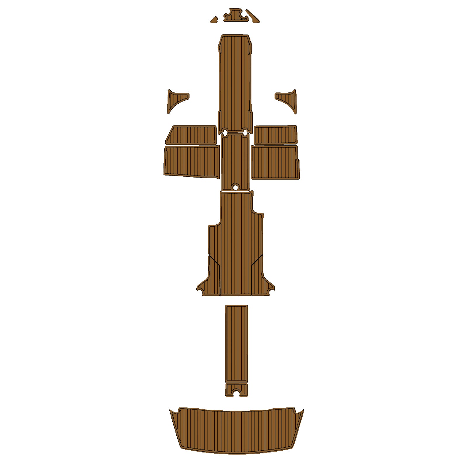 2019 Regal LS4 Surf Eva Foam Boat Flooring Boat Decking Hzchione Brown Black