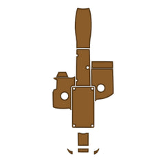 2016 Yamaha 242 Swim Platform Cockpit Pad Boat Kit EVA Boat Flooring Foam Decking Mat Hzchione Light Brown + Black Brushed