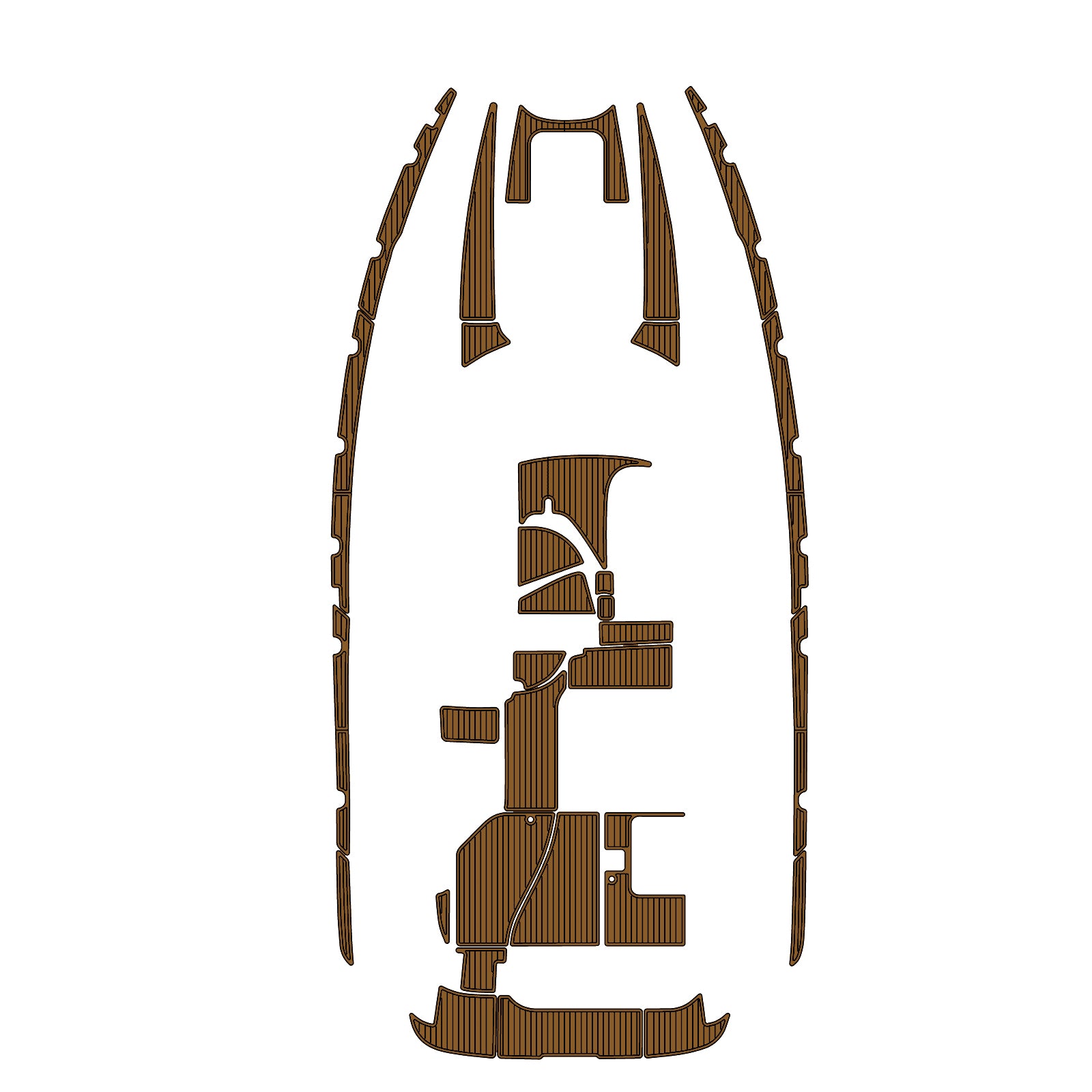 2004 Bayliner 305 Ciara Traction Mats Eva Foam Boat Flooring Marine Decking Hzchione Brown Black