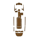 2021 Axis A24 Eva Foam Boat Flooring Faux Teak Boat Deck Foam Boat Decking Marine Mat Cockpit Swim Platform Pads Hzchione Light Brown Black