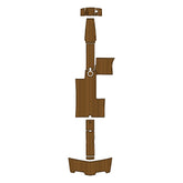 2005 Mastercraft Maristar Swim Platform Cockpit Pad EVA Teak Decking Mat Hzchione Faux Teak Light Brown Black