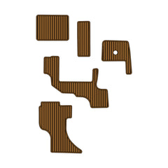 2008 Sea Ray Sundancer 480 Eva Foam Boat Flooring Faux Teak Boat Deck Foam Boat Decking Marine Mat Cockpit Swim Platform Pads Hzchione Light Brown Black