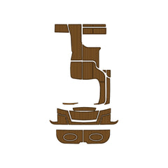 2013 Sea Ray Sundancer 280 Eva Foam Boat Flooring Faux Teak Boat Deck Foam Boat Decking Marine Mat Cockpit Swim Platform Pads Hzchione Light Brown Black