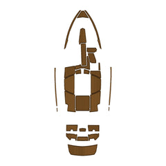 2019 Malibu TXi(Open Bow) Eva Foam Boat Flooring Faux Teak Boat Deck Foam Boat Decking Marine Mat Cockpit Swim Platform Pads Hzchione Light Brown Black