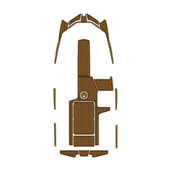 2018 Axis A22 Eva Foam Boat Flooring Faux Teak Boat Deck Foam Boat Decking Marine Mat Cockpit Swim Platform Pads Hzchione Light Brown Black