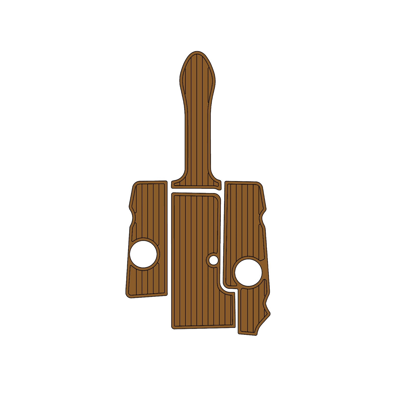 2006 Sea Ray 195 Sport Eva Foam Boat Flooring Faux Teak Boat Deck Foam Boat Decking Marine Mat Cockpit Swim Platform Pads Hzchione Light Brown Black