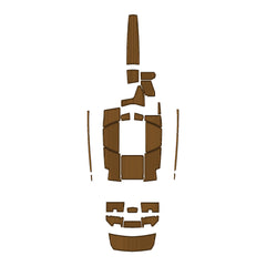 2019 Malibu TXi MO(Closed Bow) Eva Foam Boat Flooring Faux Teak Boat Deck Foam Boat Decking Marine Mat Cockpit Swim Platform Pads Hzchione Light Brown Black