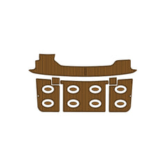 1999 Sea Ray 400 Eva Foam Boat Flooring Faux Teak Boat Deck Foam Boat Decking Marine Mat Cockpit Swim Platform Pads Hzchione Light Brown Black