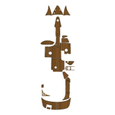 2006 Rinker 262 Swim Platform Cockpit Pad Teak EVA Foam Boat Decking