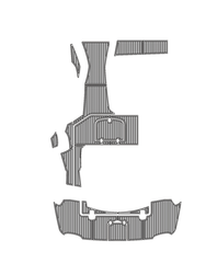 2015 Monterey 355 SSY Traction Mats Eva Foam Boat Flooring Marine Decking Hzchione Gray Black