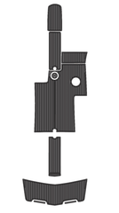 2006-2010 Mastercraft X30(Version 1) Traction Mats Eva Foam Boat Flooring Marine Decking Hzchione Dark Grey Black
