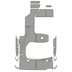 2010 Sea Ray Sundancer 330 Eva Foam Boat Flooring Faux Teak Boat Deck Foam Boat Decking Marine Mat Cockpit Swim Platform Pads Hzchione Light Gray Black