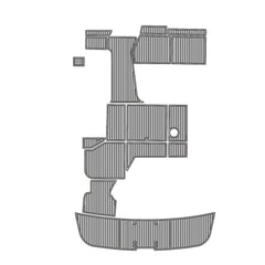 1996 Sea Ray Sundancer Eva Foam Boat Flooring Faux Teak Boat Deck Foam Boat Decking Marine Mat Cockpit Swim Platform Pads Hzchione Light Gray Black