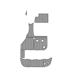 2005 Chaparral Signature 290 Eva Foam Boat Flooring Boat Decking Hzchione Light Gray Black