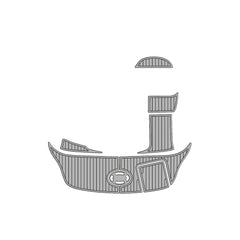 2003 Sea Ray Sundeck 220 Eva Foam Boat Flooring Faux Teak Boat Deck Foam Boat Decking Marine Mat Cockpit Swim Platform Pads Hzchione Light Gray Black