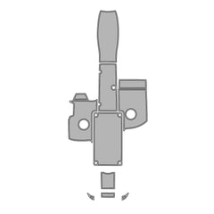2016 Yamaha 242 Swim Platform Cockpit Pad Boat Kit EVA Boat Flooring Foam Decking Mat Hzchione Gary + Black Brushed