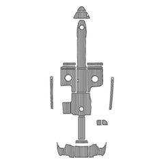 2010 Sea Ray 270 SLX Eva Foam Boat Flooring Faux Teak Boat Deck Foam Boat Decking Marine Mat Cockpit Swim Platform Pads Hzchione Light Gray Black