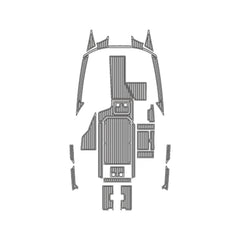 2019 Malibu 22MXZ Eva Foam Boat Flooring Faux Teak Boat Deck Foam Boat Decking Marine Mat Cockpit Swim Platform Pads Hzchione Light Gray Black