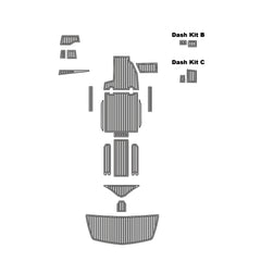 2019 Tige R21 Eva Foam Boat Flooring Faux Teak Boat Deck Foam Boat Decking Marine Mat Cockpit Swim Platform Pads Hzchione Light Gray Black