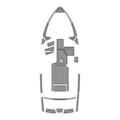 2018-2021 Axis T22 Eva Foam Boat Flooring Faux Teak Boat Deck Foam Boat Decking Marine Mat Cockpit Swim Platform Pads Hzchione Light Gray Black