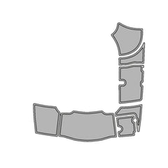 2016 Chaparral 226 Swim Platform Cockpit Pad EVA Teak Decking Boats Mat Hzchione Light Gray Black Brushed