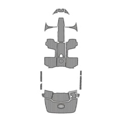 2017 Chaparral H20 21 Deluxe Eva Foam Boat Flooring Faux Teak Boat Deck Foam Boat Decking Marine Mat Cockpit Swim Platform Pads Hzchione Light Gray Black