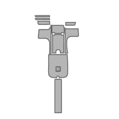 2005 Chaparral 225 SSI Swim Platform Cockpit Pad EVA Synthetic Teak Decking Boats Mat Hzchione Light Gray Black Brushed