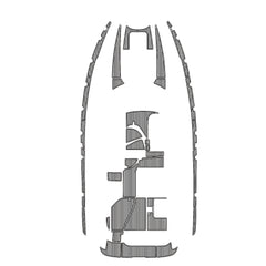 2004 Bayliner 305 Ciara Traction Mats Eva Foam Boat Flooring Marine Decking Hzchione Light Gray Black