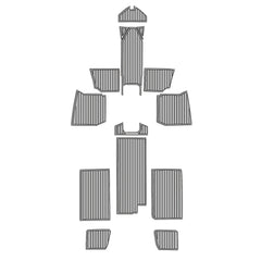 Sea Ray 200 Eva Foam Boat Flooring Faux Teak Boat Deck Foam Boat Decking Marine Mat Cockpit Swim Platform Pads Hzchione Light Gray Black