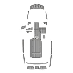 2019-2021 Axis A22 Eva Foam Boat Flooring Faux Teak Boat Deck Foam Boat Decking Marine Mat Cockpit Swim Platform Pads Hzchione Light Gray Black